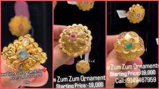 Bridal Gold Cocktail Ring Designs 2025 🍁|| Light Weight Gold Rings For Kashmiri Brides 😍