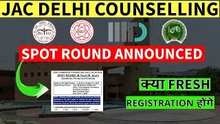 Spot Counselling for JAC Delhi 2024: Process, Eligibility, and Tips | Hrcian
