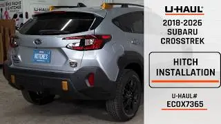 2018-2023 Subaru Crosstrek | U-Haul Trailer Hitch Installation | ECOX7365