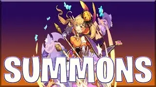 HALLOWEEN Fantasia SUMMONS! | Dragalia Summons