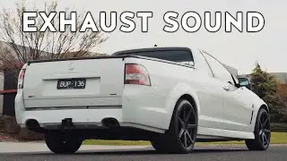 HOLDEN UTE SV6 (V6 3.6) EXHAUST SOUND