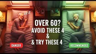 Over 60? Avoid These 4 Sleeping Positions & Try These 4 for Better Health | Sleep Tips for Seniors