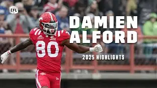 1st Overall Pick Damien Alford 2025 Highlights | CFL
