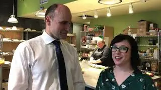 Minister Duclos at Potluck