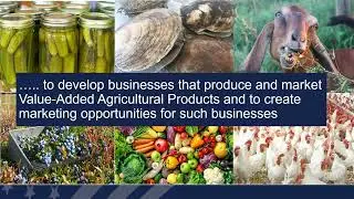 Value-Added Producer USDA Presentation for 2022 Maine Agricultural Trades Show