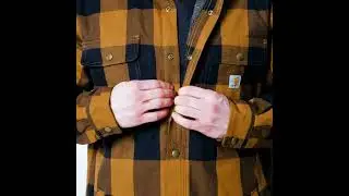 Carhartt 104911 Hubbard Sherpa Lined Shirt Jacket from MI Supplies
