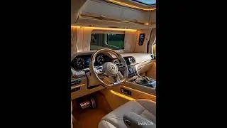 #Ультра-роскошный автодом Mercedes | Бело-золотая королевская версия
