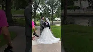 What your planners see VS. what your photographers see! #disneywedding at WDW Swan