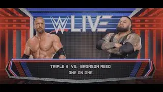 LIVE Triple H vs Bronson Reed | One-on-One Ruthless Showdown | WWE 2K25 Gameplay