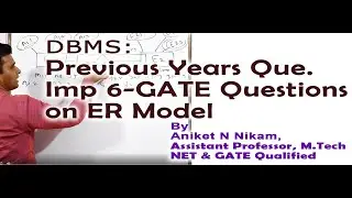 Previous Years 6 GATE problems on ER Model