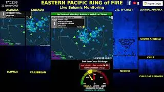 The Pacific Ring of Fire &ndash; Live Seismic Monitoring