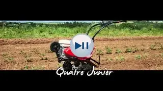 Le Quatro Junior, motobineuse qui permet de fraiser, biner et labourer ! (By Pubert, Acteur Naturel)
