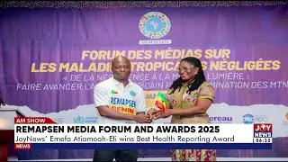 Remapsen Media Forum & Awards 2025: JoyNews' Emefa Atiamoah Eli wins Best Health Reporting Award