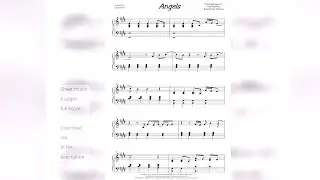 Angels / intermediate piano Sheet Music Download /play along tutorial