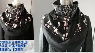 Sciarpa, Scaldacollo - Facilissima! -  Scarf, Neck warmer, very easy! - Bufanda facile - E'charpe