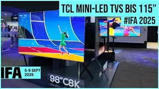 TCL auf der IFA 2025: 4K Mini-LED-TVs, Bang & Olufsen Partnerschaft und Lifestyle-Prototypen