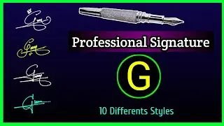Stylish G signature making idea || Diy G autographs
