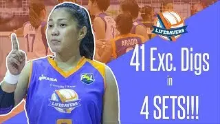 Kath Arado vs F2 Logistics with 41 Excellent Digs