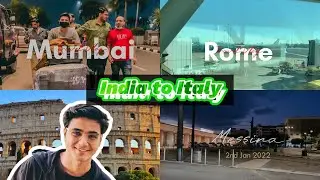 India To Italy| India to Italy flight| Indian student journey| India to Europe| New year in Italy