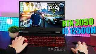 GTA 5 ENHANCED | Acer Nitro 5 POV Gameplay | RTX 3050 , i5 12500H