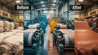 Inside the Leather Manufacturing Process | Raw Hide to Refined Leather