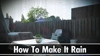 Vegas Pro 15: How To Make It Rain (Super Realistic Effect) - Tutorial #319