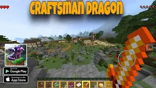 🔴 CRAFTSMAN DRAGON gameplay - Offline Multiplayer NEW UPDATE android iOS 2024