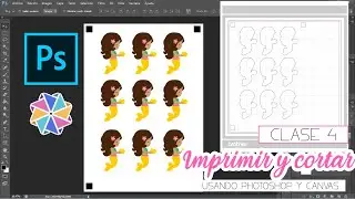 Crear marcas y delineado para imprimir y cortar con ScanNcut - PS + CanvasWorkSpace -