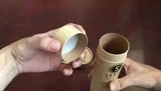 Brown Printed Essential Oil Packing Tube