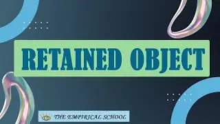 Retained Object I What is retained object I kinds of object I the empirical school