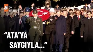 Devlet erkanı Anıtkabir'de! - atv Haber 10 Kasım 2022