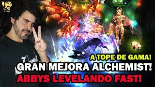 GRAN MEJORA DE MI ALCHEMIST Y ELFA EN ABBYS CON TODO!💯l Mu online S20.1.3