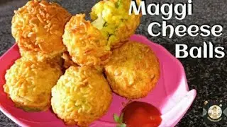Tasty cheesy maggi balls 😋 || easy to make ||  Swad ka Safar ❤