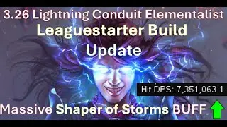 3.26 Lightning Conduit Elementalist League Starter Update