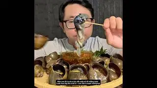 Giant Snail Mukbang #mukbang #snail