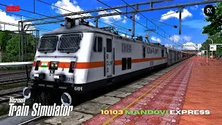 Can we reach to Sawantwadi today..? | 10103 MANDOVI EXPRESS  | MSTS LIVE | Mr KR PLayZ
