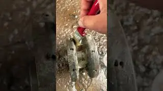 How to remove paint or powder coat from bike or car parts # bikes#paintremoval#GTdrum