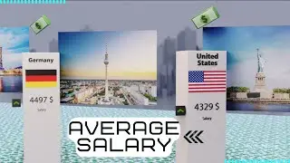 Comparison: Average Salary In Each Country 2022 | Highest Income Countries