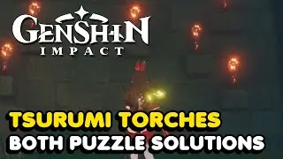 How To Solve The Torch Puzzles In Genshin Impact (Tsurumi Island)