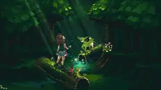 Cozy Pok&eacute;mon Forest Night Ambience 🌿Relaxing Music for Sleep, Study & Focus (1 Hour)