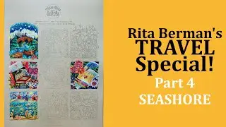 Seashore #Coloring R.Berman's Travel Special  #ritastravelspecial #adultcoloring #раскрашиваю