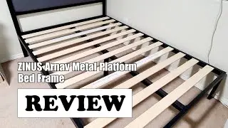ZINUS Arnav Metal Platform Bed Frame Review: Easy Assembly & Sturdy Design (2025)