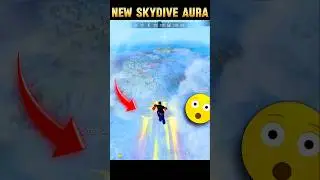 🔥 Unveiling the Legendary Winged Aura 🤯: Free Fire Skydive Skin Review 💎😱 #shorts