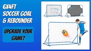 REVIEW (2025): 6X4FT Soccer Goal & Rebounder. Features