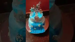 #cake #elsa #themecake #birthdaycake