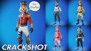 Fortnite Crackshot Skin's All Styles (PS5 Gameplay)