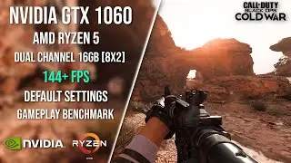 Call of Duty Cold War GTX 1060 6GB AMD Ryzen Default Setting Performance Benchmark