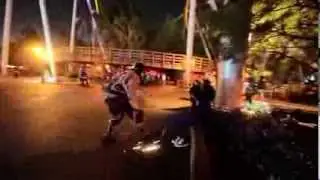 Knotts Scary Farm Artdracula Catch On Fire!