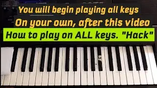 Play ANY Key on Piano Without Transpose Button! Simple Hack for Beginners (Praise & Worship)