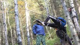 Школьный турслет 2013.переправа. шк.15.младшие. часть 1.